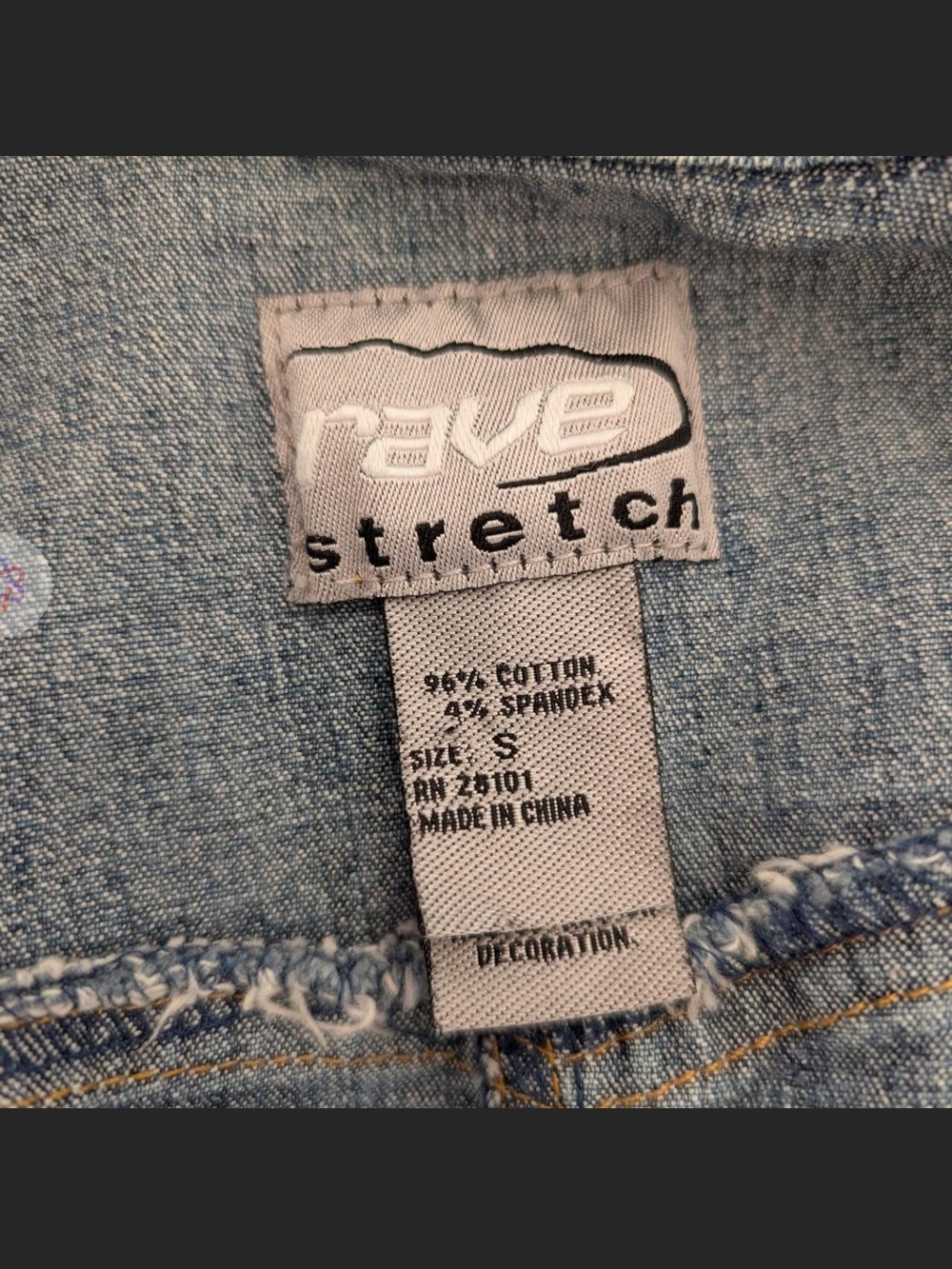 rave Light Wash Denim Stretch Jumpsuit